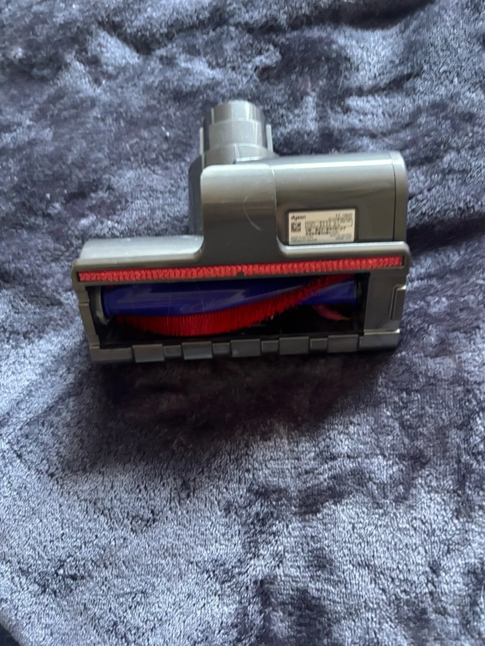 Dyson Gray Mini Motorhead Brush with Red & Blue Roller - Picture 2 of 3